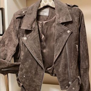 Blank NYC suede leather jacket